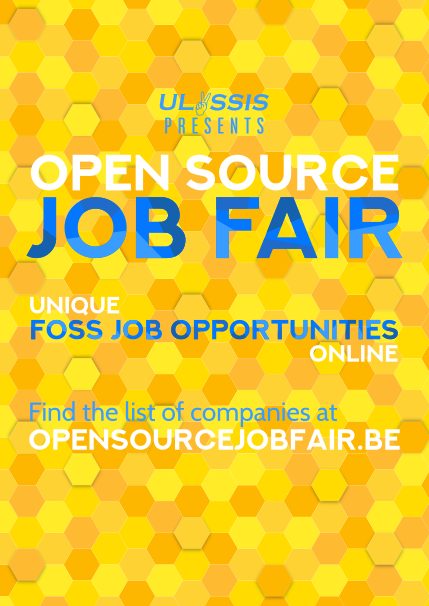ULYSSIS Open Source Job Fair - poster of 2020 edition
